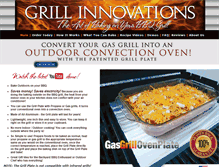 Tablet Screenshot of grillinnovations.com